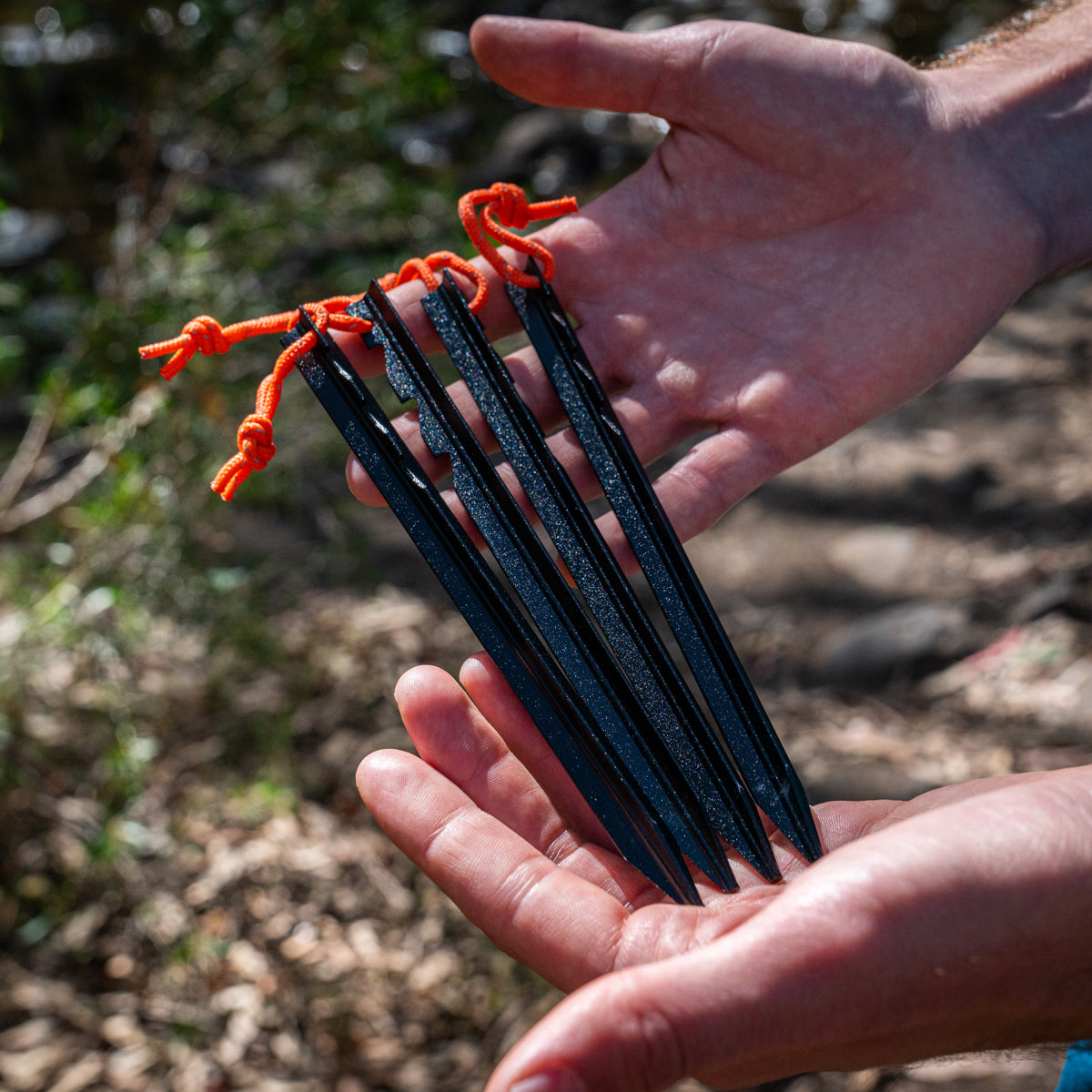 TrailLock Tent Pegs — 12 Pack Aluminium